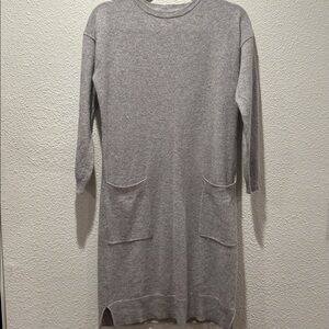 Grana - Light Gray Knit Dress